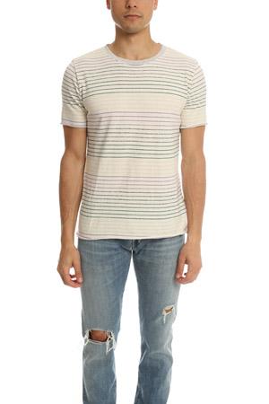 V::room Loop Border Crewneck Tee