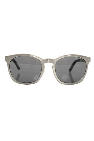Linda Farrow X Alexander Wang Alexander Wang C2 Silver Round Sunglasses