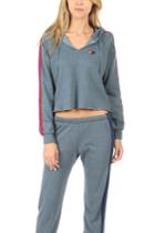 Aviator Nation Split Neck Pullover Hoody