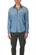 Nsf Axel Distressed Button Down Shirt