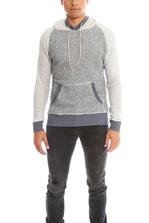 Blue&cream Pullover Hoody