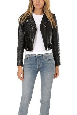 Re/done Originals Leather Moto Jacket