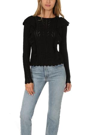 Loveshackfancy Ruffle Pullover Sweater