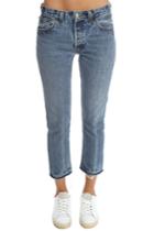 Re/done Levi's No Destruction Straight Skinny Jean