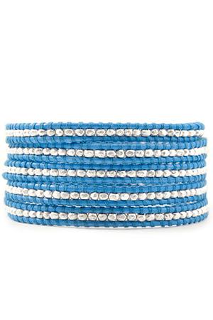 Chan Luu Sky Blue Wrap Bracelet