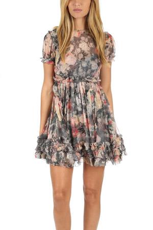 Zimmermann Radiate Ruffle Mini Dress
