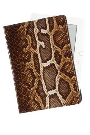 Graphic Image Ebook Reader Case In Brown Python