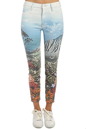 Mother High Waisted Looker Ankle Jean