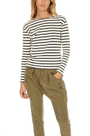 R13 Breton Long Sleeve Tee