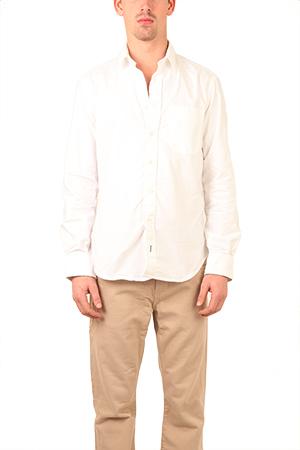 Blue&cream White Oxford Shirt