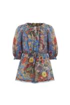 Zimmermann Lovelorn Floral Playsuit