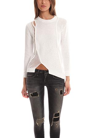 3.1 Phillip Lim Long Sleeve Asymmetric Pullover