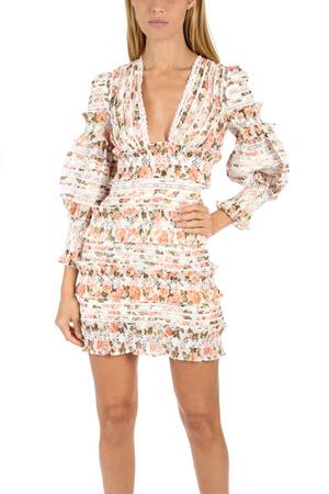 Zimmermann Radiate Smocked Mini Dress