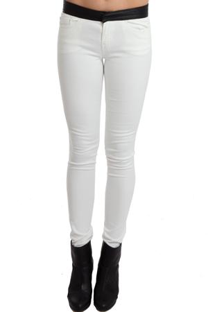R13 Hose Jeans With Leather Waist