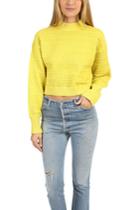 3.1 Phillip Lim Faux Plait Cropped Sweater