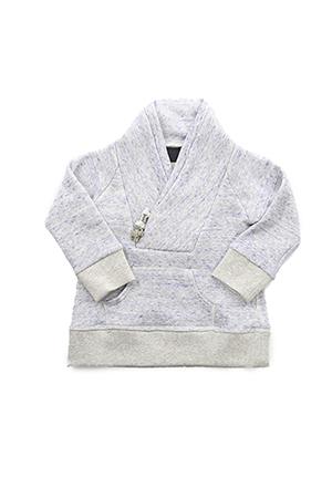 Blue&cream Shawl Neck Situation Sweatshirt