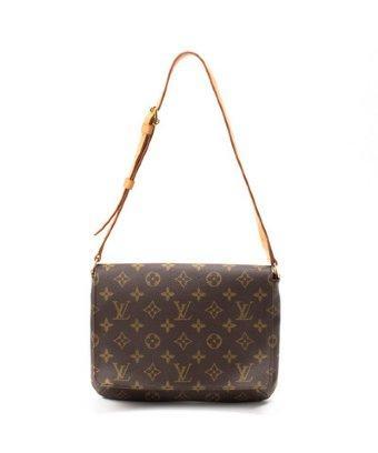 Louis Vuitton Pre-owned: Brown Monogram Canvas 'musette Tango Short' Bag