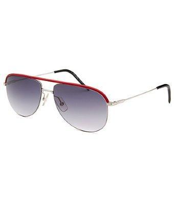 Christian Dior Women's Aviator Palladium & Red Sunglasses