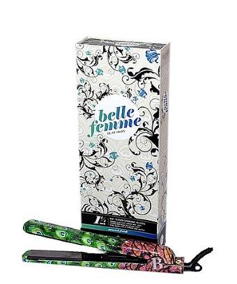 Bibasque Belle Femme 1.25 Peacock Ceramic Ionic Flat Iron