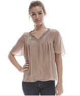 Tangerine Nyc Blaire Blouse