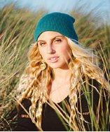 Elizabeth Koh Teal Knit Beanie
