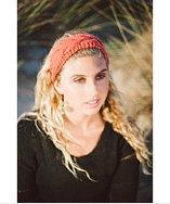 Elizabeth Koh Orange Knit Headband
