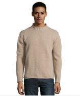 Slate & Stone Tan Wool Blend Knit 'wyatt' Mock Turtleneck