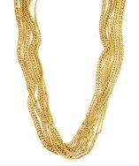 Tuleste Market Gold Plated Mixed Multi-strand Long Necklace