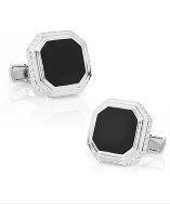 Ravi Ratan Onyx Opus Cufflinks