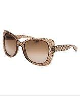 Bottega Veneta Women's Butterfly Translucent Brown Sunglasses