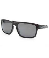 Oakley Men's Sliver F Square Translucent Black Sunglasses