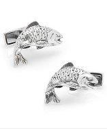 Ravi Ratan Sterling Salmon Cufflinks