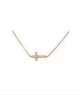 Sugar Bean Jewelry Sideways Cross Bracelet