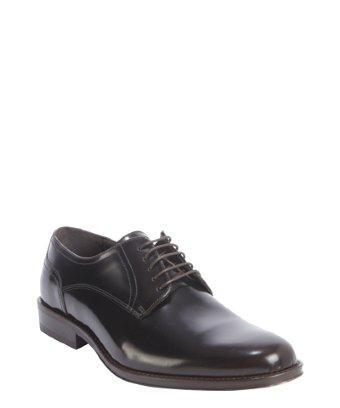 A. Testoni Basic Dark Brown Shined Leather Lace-up 'tivoli' Oxfords