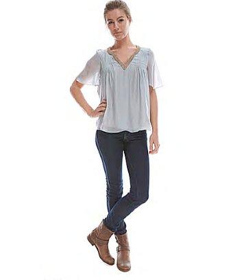Tangerine Nyc Blair Blouse