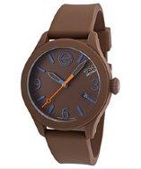 Esq By Movado Esq One Brown Silicone, Dial And Case