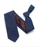 General Knot & Co. Indigo & 1940s Sundown Plaid Necktie