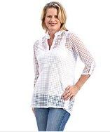 Patchington Checkered Burnout Top