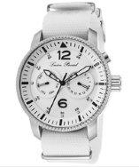 Lucien Piccard Expeditor White Nylon White Dial