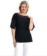 Patchington Mixed Mesh Tunic