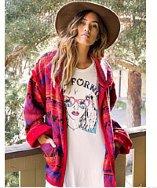 Lauren Moshi Lauren Moshi Mirabella Cali Girl Short Sleeve Dress As Seen On Little Black Boots