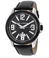 Ted Lapidus Men's Black Gen. Leather Black Dial