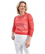 Patchington Plaid 2fer Sweater