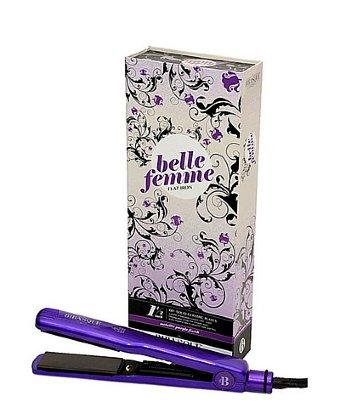Bibasque Belle Femme 1.5 Metallic Purple Ceramic Ionic Flat Iron