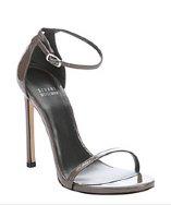 Stuart Weitzman Ginseng Patent Leather 'nudist Aniline' Ankle Strap Sandals