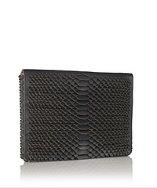 Nada Sawaya Ma-5 Laser-cut Leather Clutch