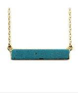 The Urban Smith Turquoise Bar Necklace