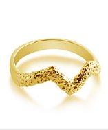 Belcho Textured Zig Zag Ring