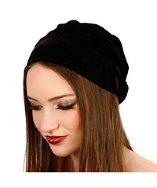 Kristin Perry Velvet Slouch Beanie