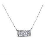 Belcho Rectangle Bar Pendant Necklace